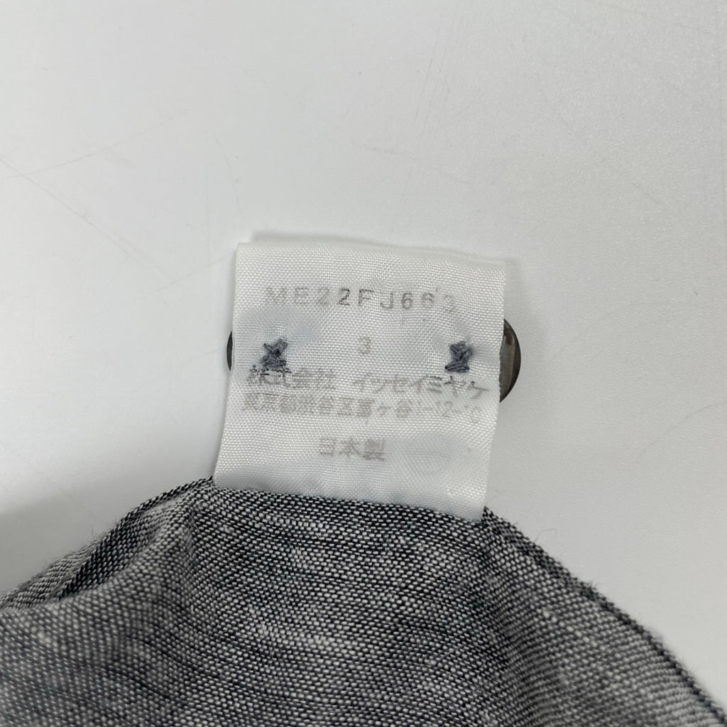 ISSEY MIYAKE MEN / 02SS リネンオープンカラーシャツ 滝沢直己期 SIZE:3