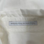 ERMANNO SCERVINO / コットンシルク フリル切替シャツ 参考定価：160,000程度 SIZE:44