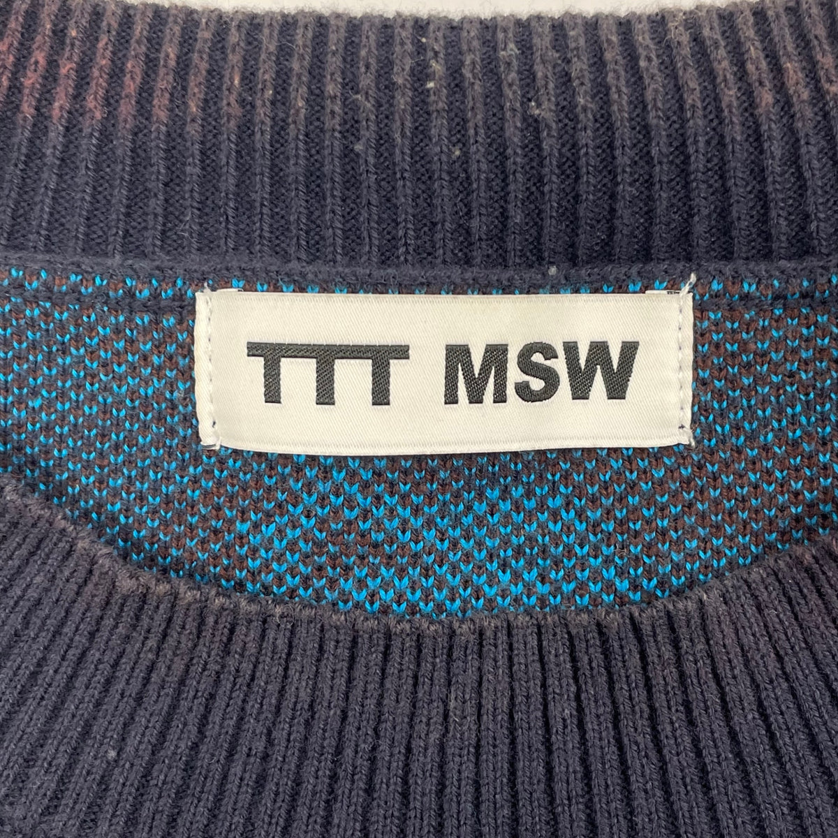 TTT MSW / Flower Camo Knit Vest SIZE:L