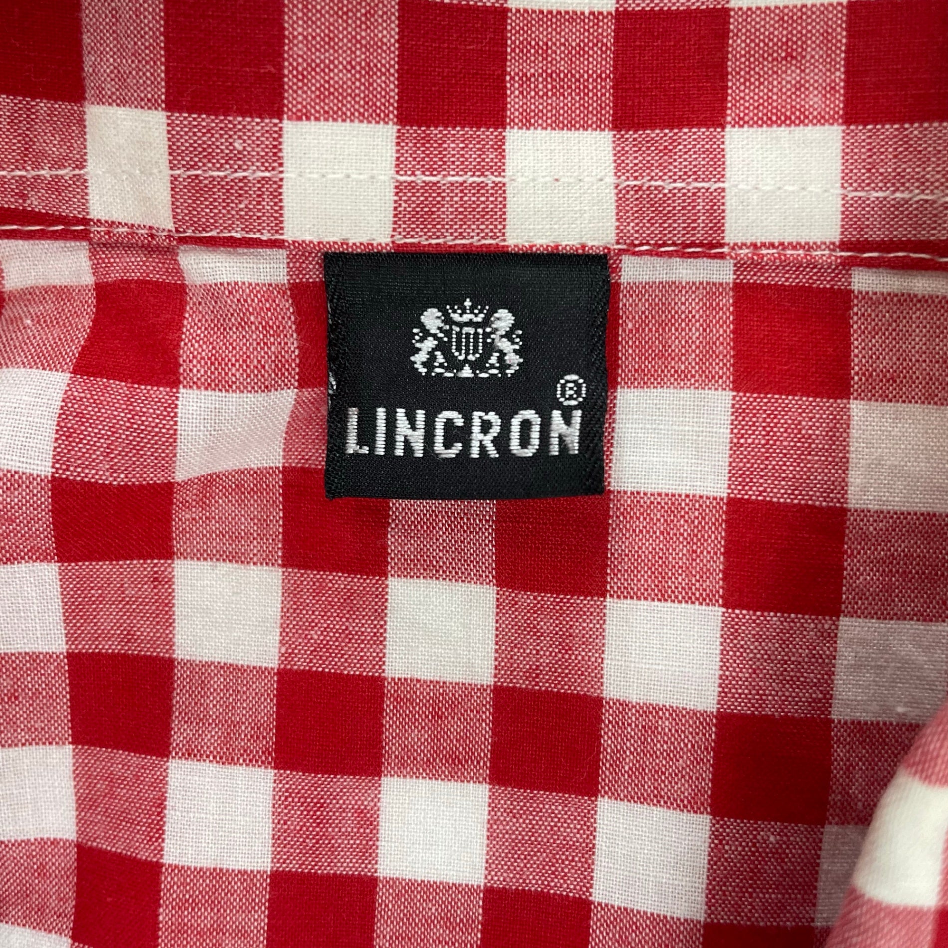 VINTAGE ヴィンテージ / 70s 【LINCRON】 ユーロヴィンテージシャツ SIZE:L程度