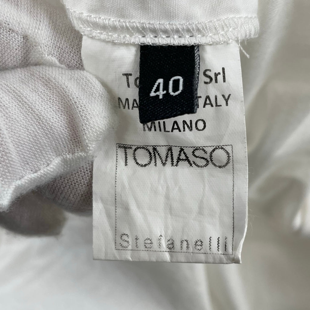 TOMASO Stefanelli / フレアスリーブビッグシャツ 参考定価：60,000程度 SIZE:40