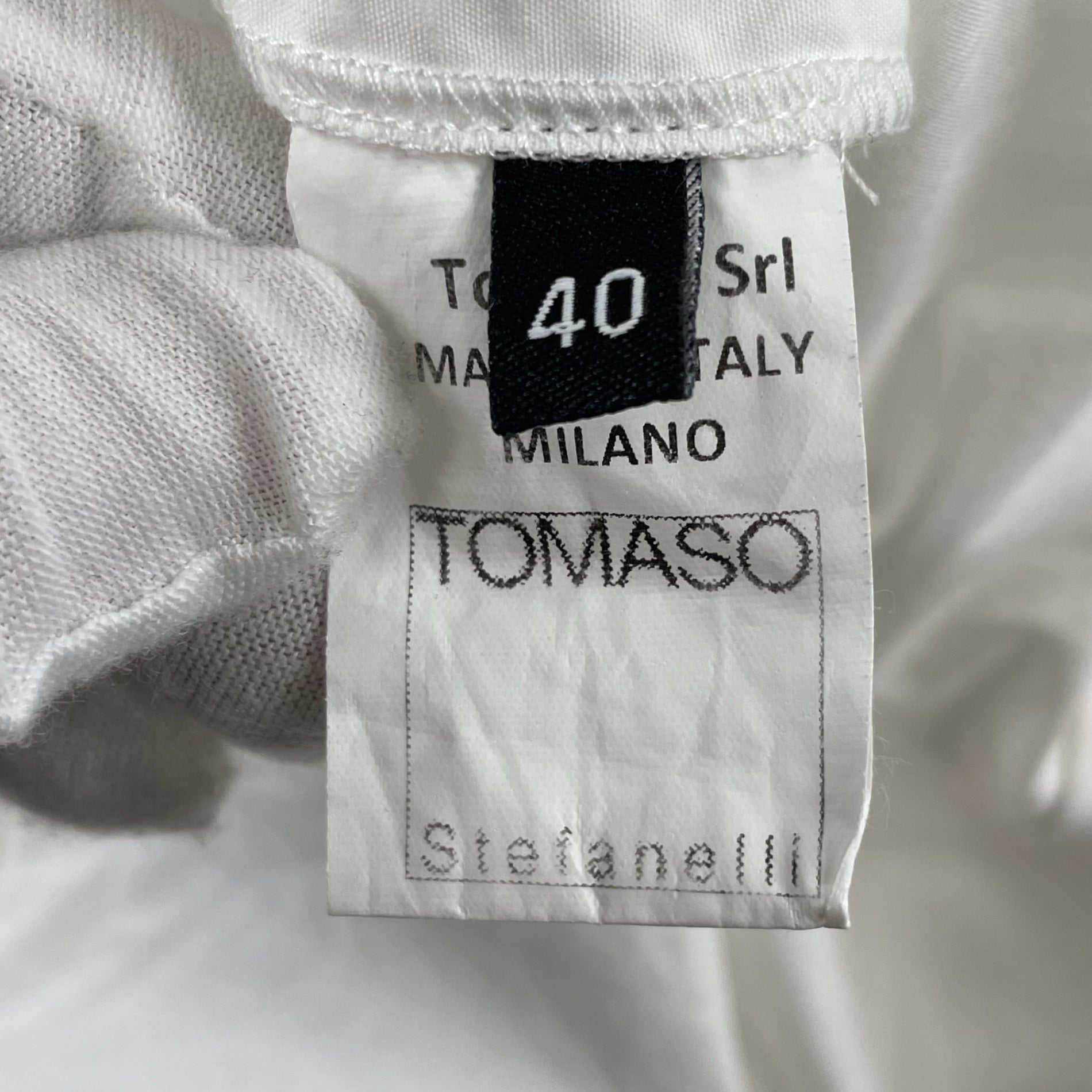 TOMASO Stefanelli / フレアスリーブビッグシャツ 参考定価：60,000程度 SIZE:40