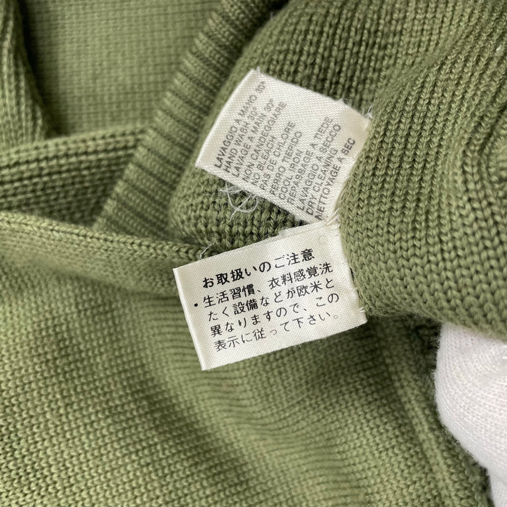 mila schon UOMO ミラショーン ウオモ / VINTAGE エンブレムニットジャケット MADE IN ITALY SIZE:M