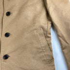Ermenegildo Zegna社 GINZA YAMAGATAYA仕立て / 最高級ピュアカシミア100％ カシミアコート 水牛ボタン 銀座 老舗テーラー  SIZE：L程度