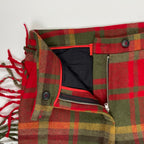 VIRGINIA BIZZI ヴァージニア ビッツィ / チェック柄フリンジパンツ H.P. FRANCE取り扱い 参考定価：35,000程度 SIZE:38