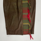 VIRGINIA BIZZI ヴァージニア ビッツィ / フリンジ切替タイトスカート H.P. FRANCE取り扱い 参考定価：35,000程度 SIZE:42