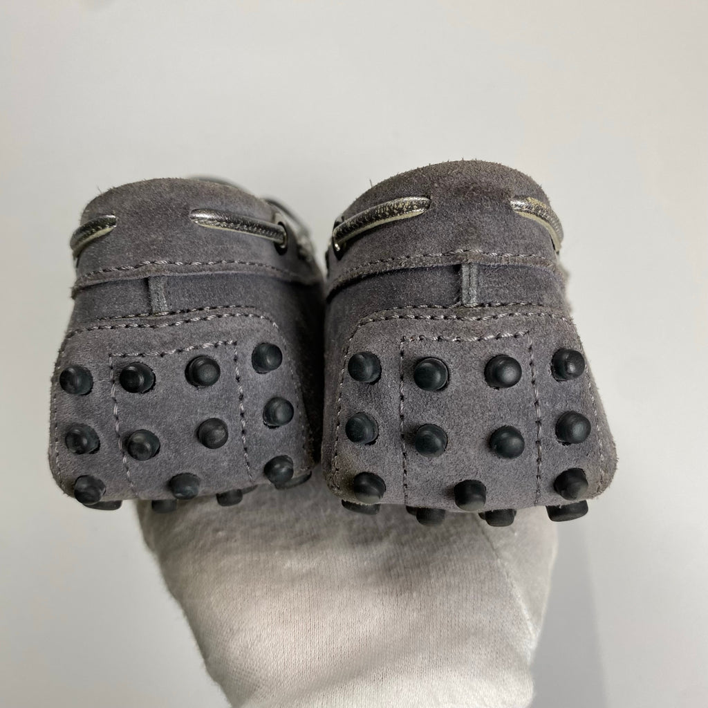 TOD'S トッズ / ドライビングシューズ グレー 参考定価：40,000程度 SIZE:37 1/2(24.5cm程度)