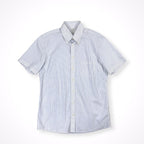 Brooks Brothers / 半袖ストライプシャツ 参考定価：16,000程度 SIZE:15 1/2(L程度)