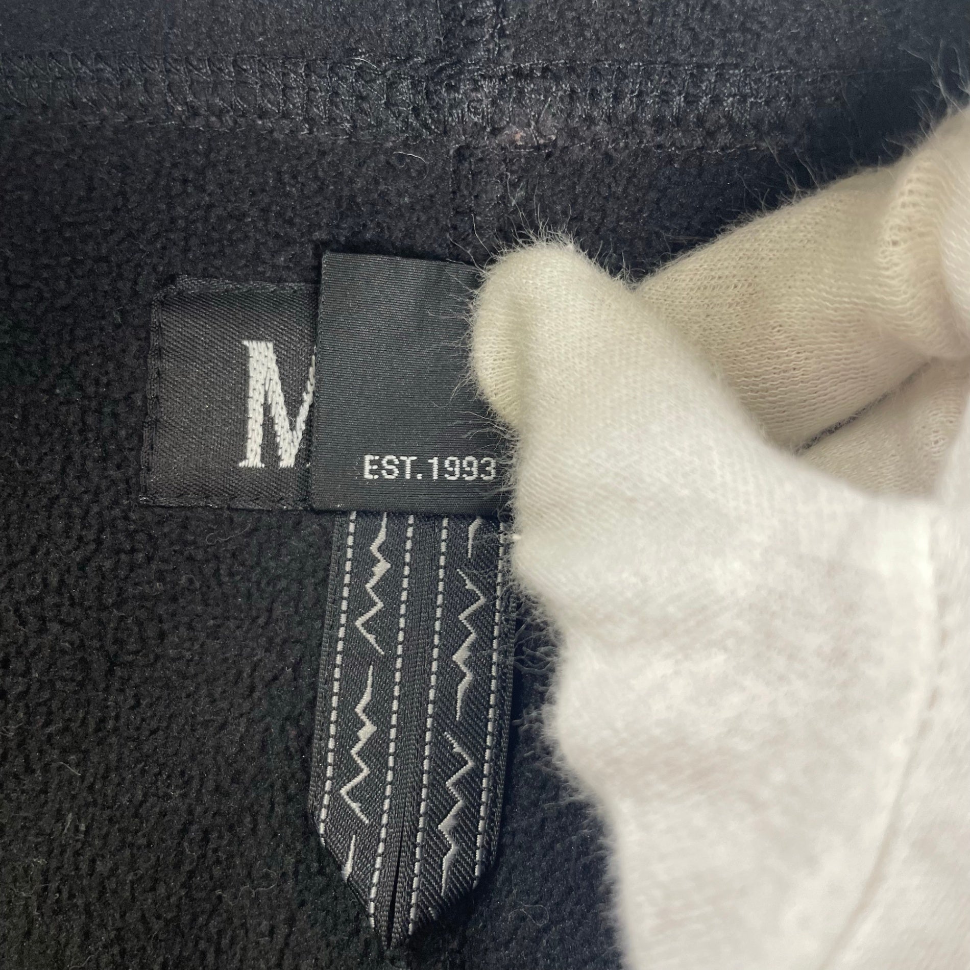 MANASTASH マナスタッシュ / 半纏フリースジャケット キモノ ブラック  SIZE:M