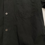 COMME des GARCONS SHIRT コムデギャルソン シャツ / デザインポインテッドカラーシャツ ブラック SIZE：S