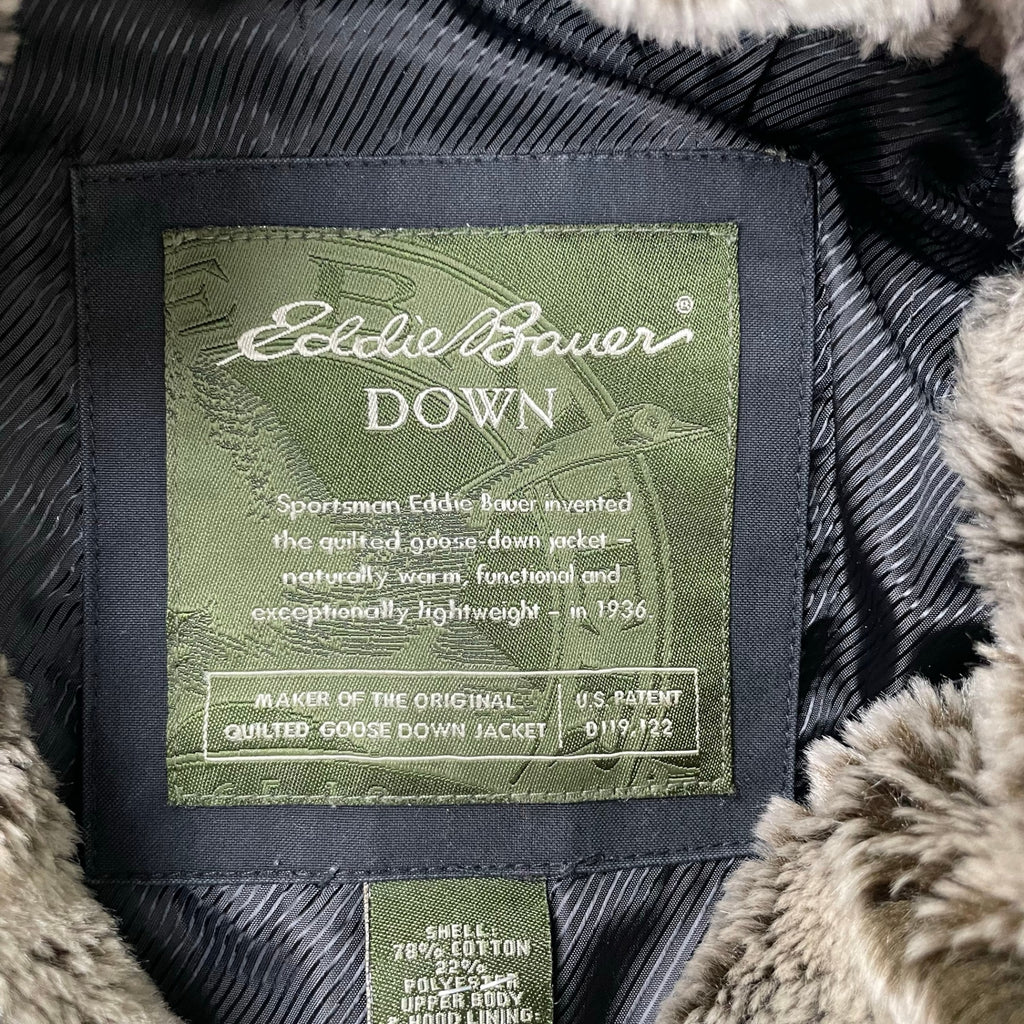 EDDIE BAUER エディーバウアー / QUILTED GOOSE DOWN JACKET グースダウンジャケット ブラック SIZE：XS
