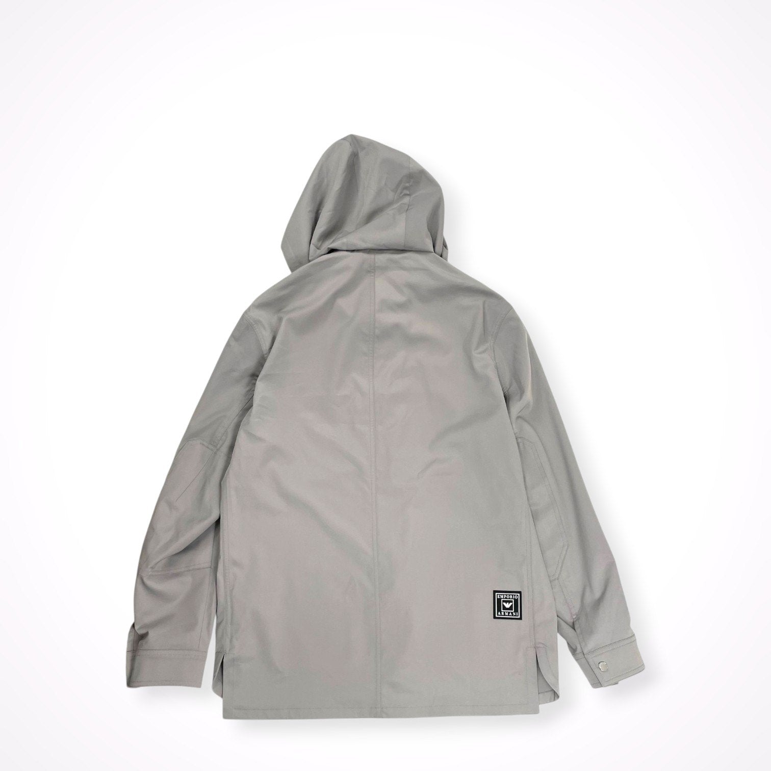 EMPORIO ARMANI エンポリオ アルマーニ / フード付シャツジャケット グレー SIZE:46