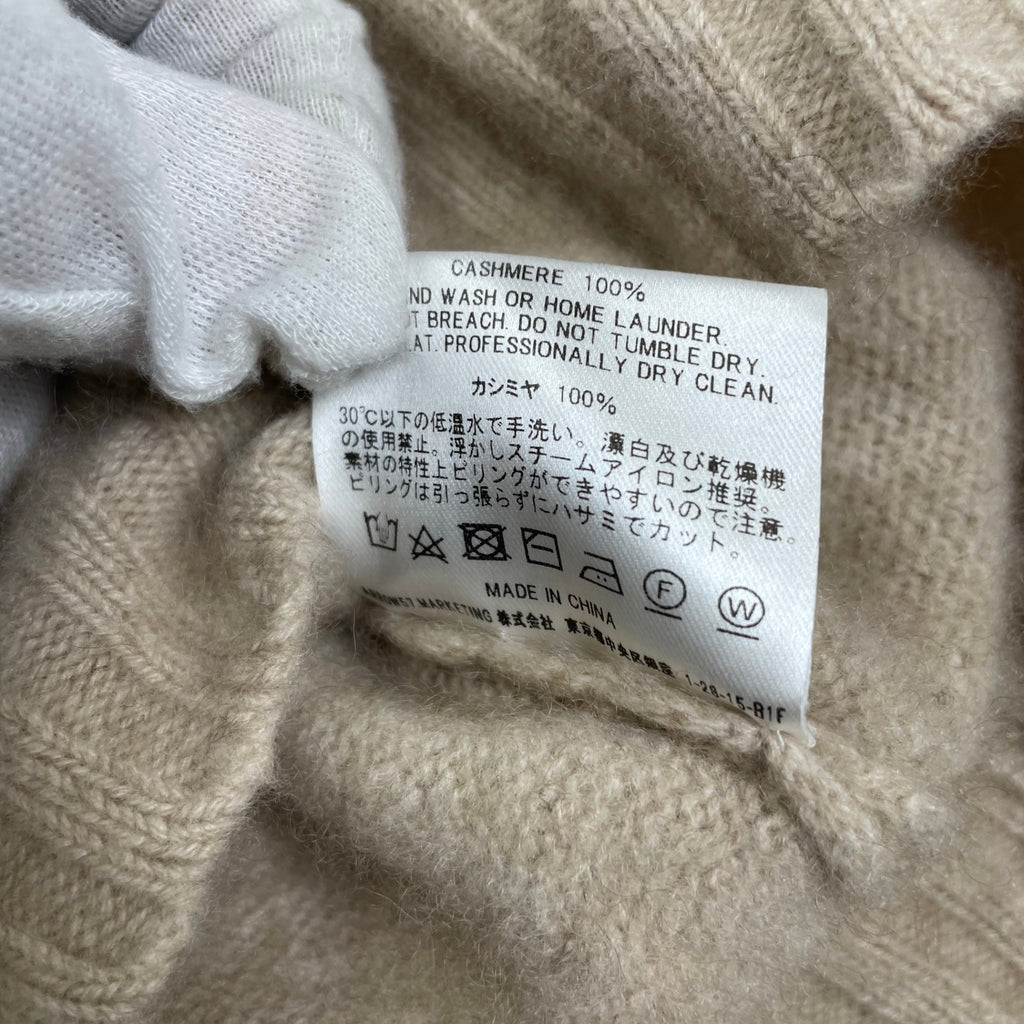 ARROW57 / 田中さんのセーター C.Tocculi カシミヤタートルネックニット comugi  SIZE：S