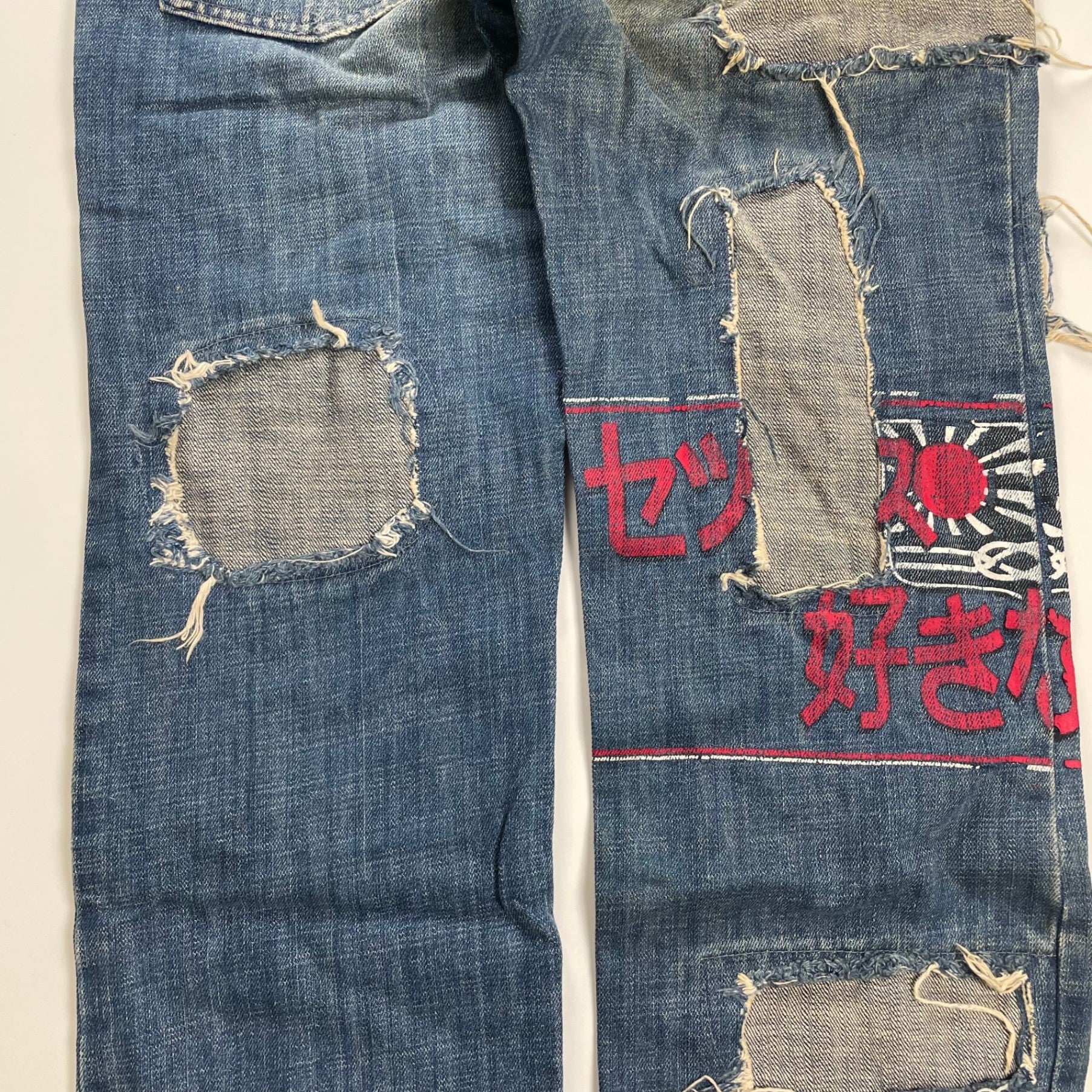 90-00s D&G Dolce＆Gabbana ドルチェアンドガッバーナ / アナーキークラッシュデニム MADE IN ITALY SIZE:W30