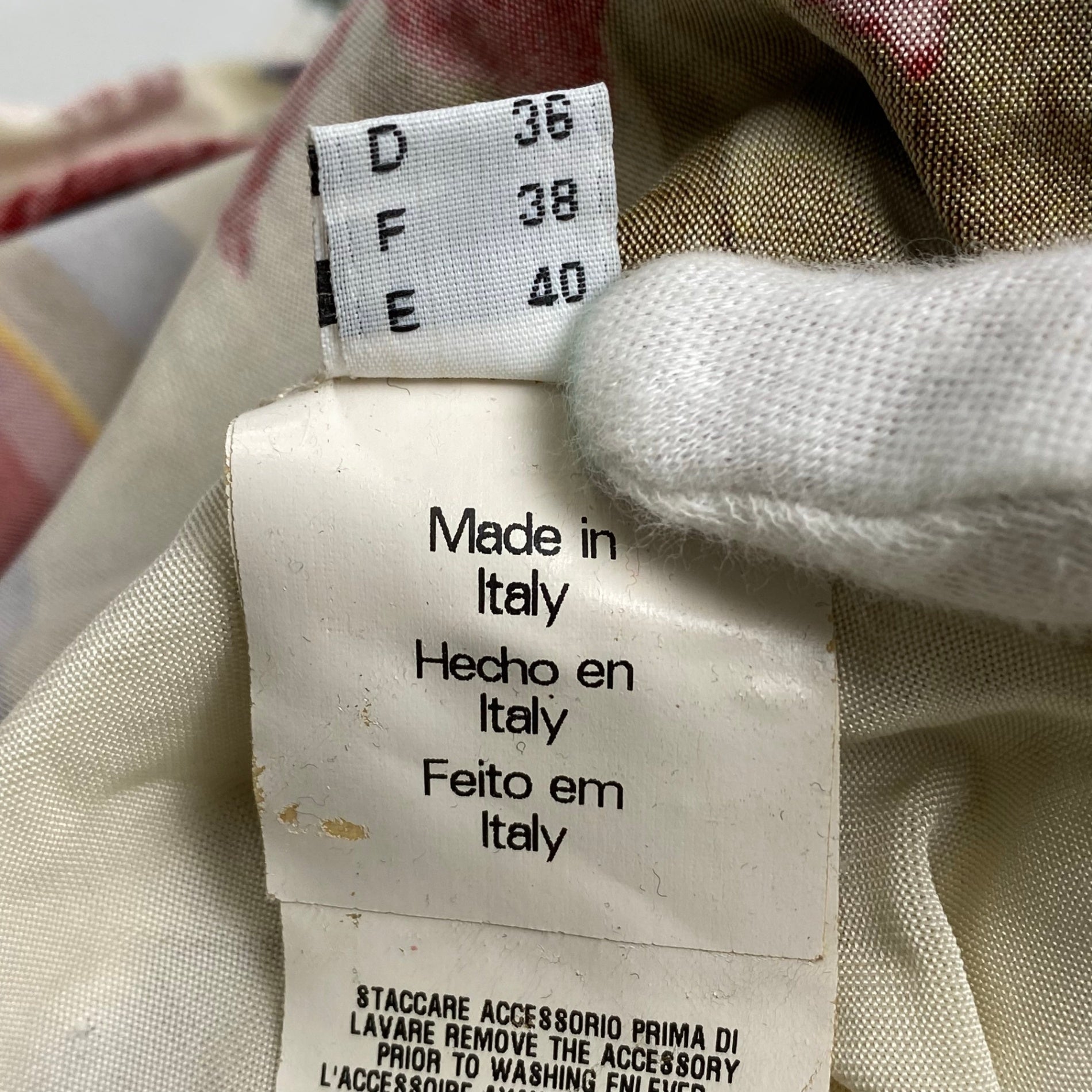 CLASS roberto cavalli クラス ロベルトカヴァリ / ボタニカルデザインカットソー ゼブラモチーフ金具 SIZE：42