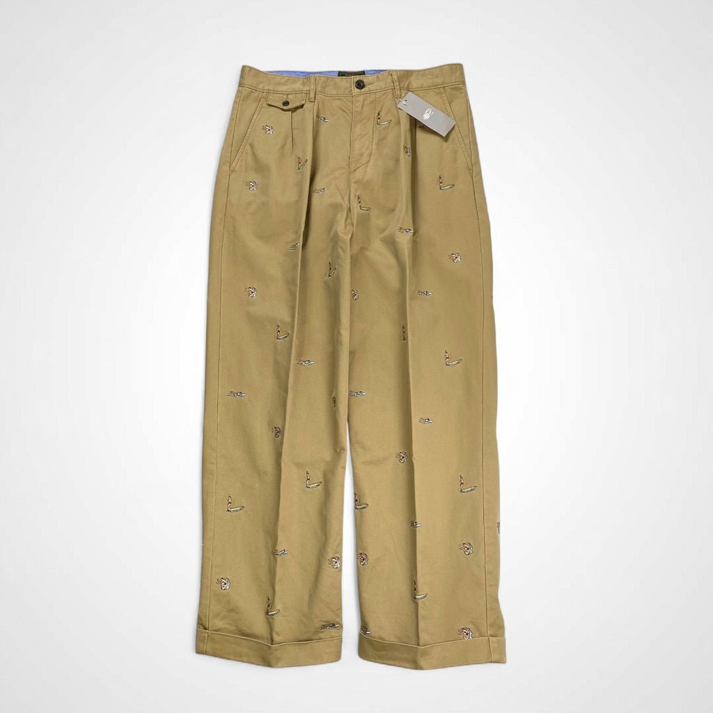 J CREW × BEAMS PLUS ジェイクルー ビームスプラス / コラボ サーファー刺繍 チノパン 参考定価：32,000+tax SIZE:32