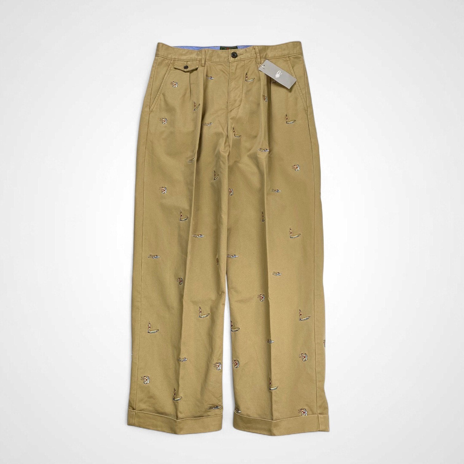 J CREW × BEAMS PLUS ジェイクルー ビームスプラス / コラボ サーファー刺繍 チノパン 参考定価：32,000+tax SIZE:32