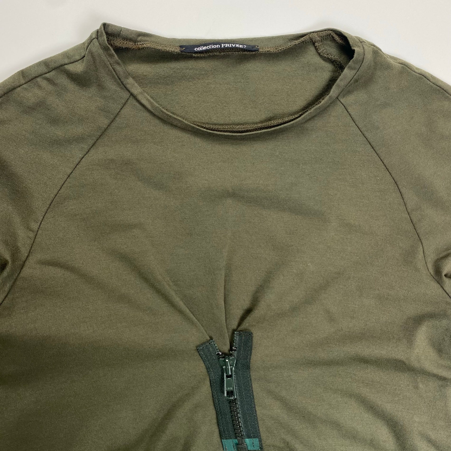 collection PRIVEE? コレクション プリヴェ / ジップデザインクロップドカットソー H.P FRANCE取扱い SIZE:40