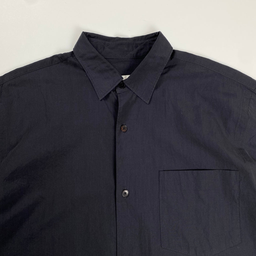 COMOLI コモリ / コモリショートスリーブシャツ ブラック 美品 R01-02008 SIZE:1