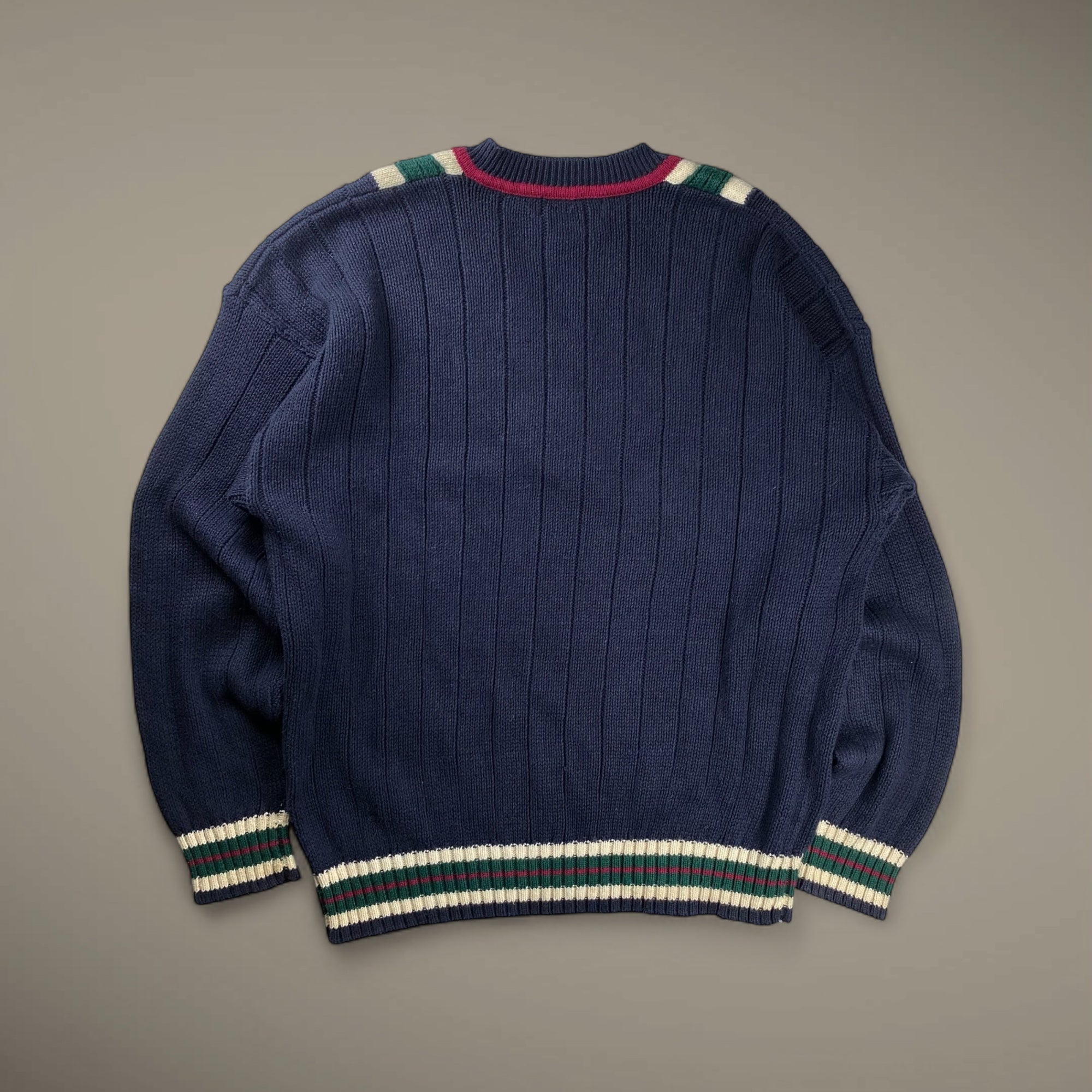 古着 AMERICAN WEEKEND アメリカン ウィークエンド / チルデン 3D ニット コットンリネン SIZE:XL