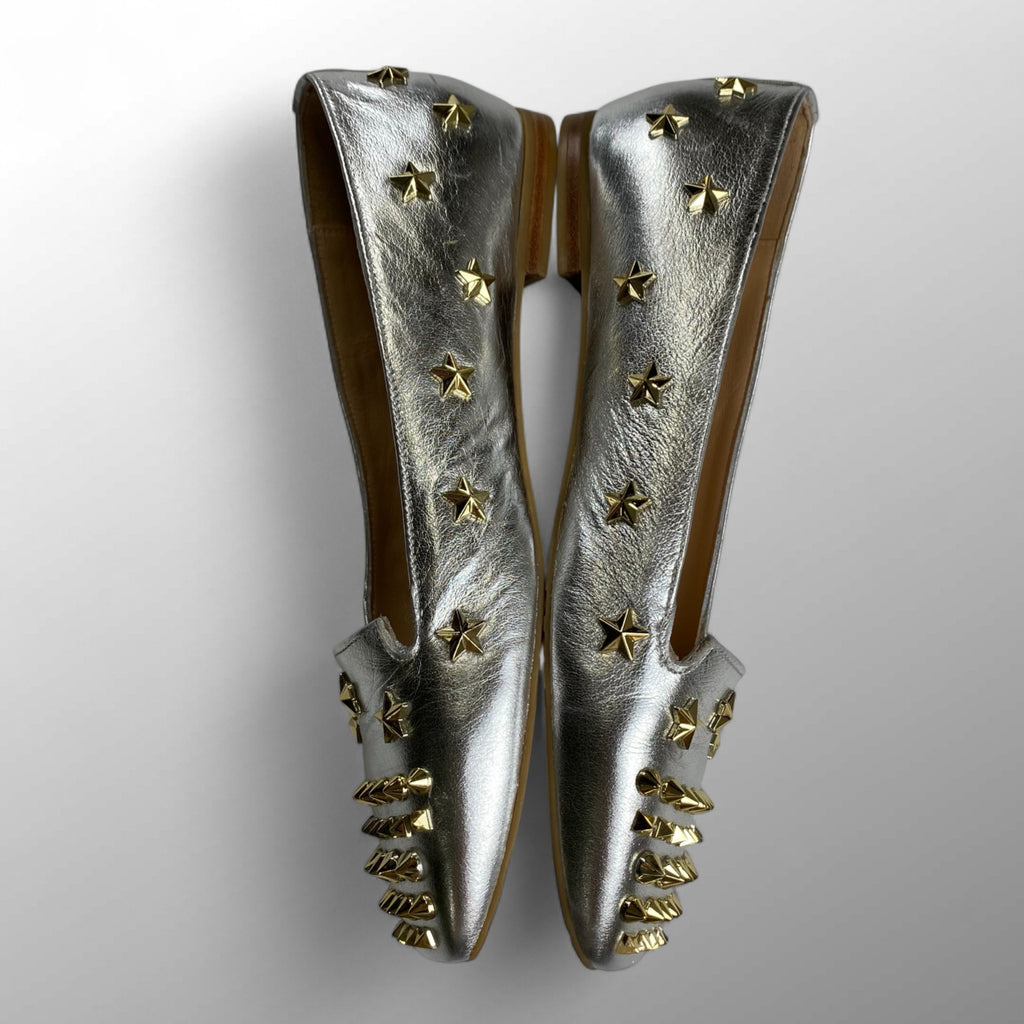ras ラス / スタッズスクエアトウパンプス 参考定価：40,000程度 SIZE:24cm程度