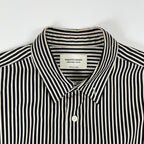 beautiful people / stripe river chin warmer shirt 参考定価：43,000+tax SIZE:40