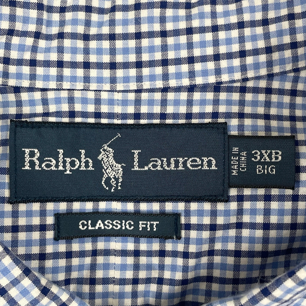 Ralph Lauren / B.D ビッグチェックシャツ 参考定価：20,000程度 SIZE:3XB
