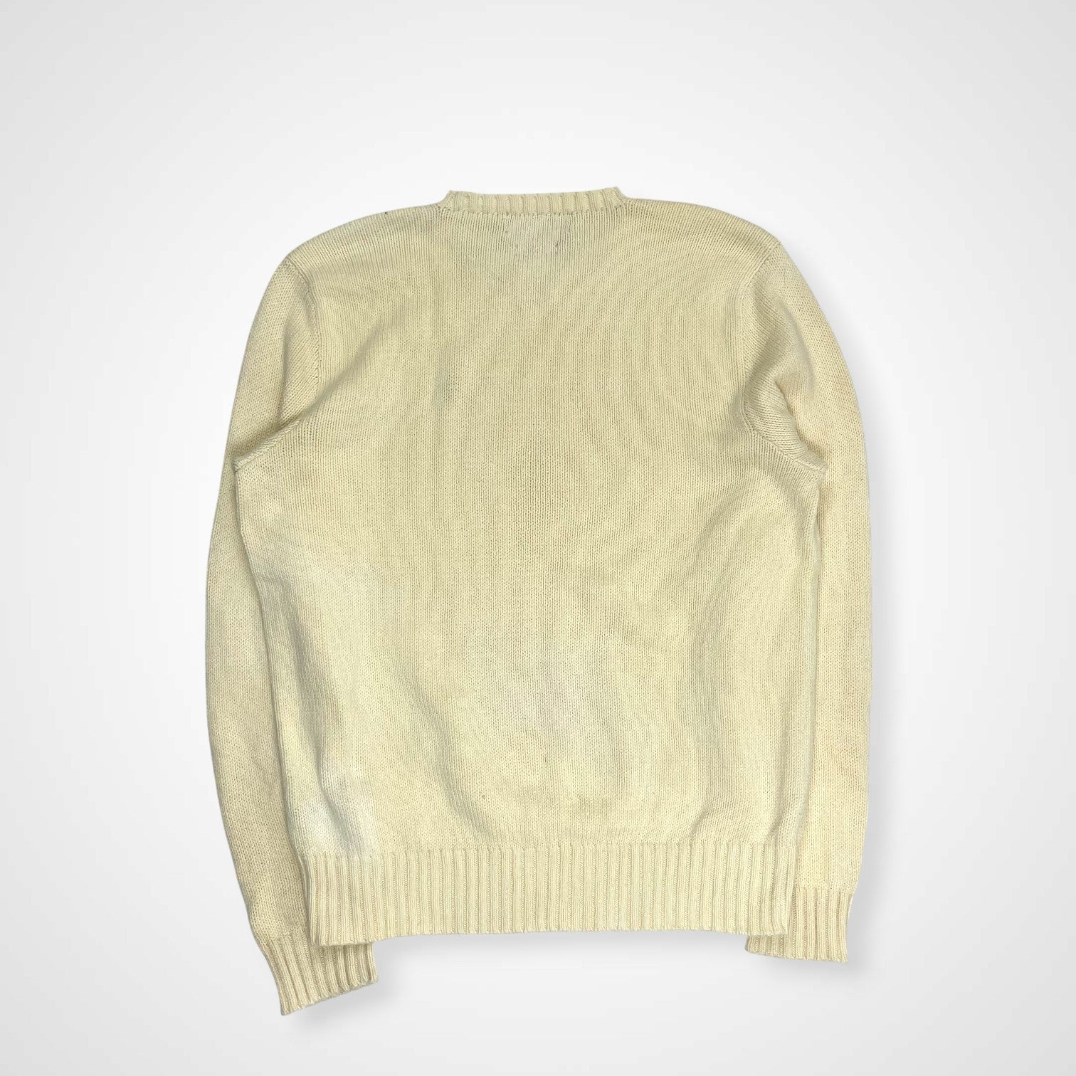 Polo by Ralph Lauren ポロバイラルフローレン / ピマコットン ヴィンテージニット ポニー刺繍 SIZE：M