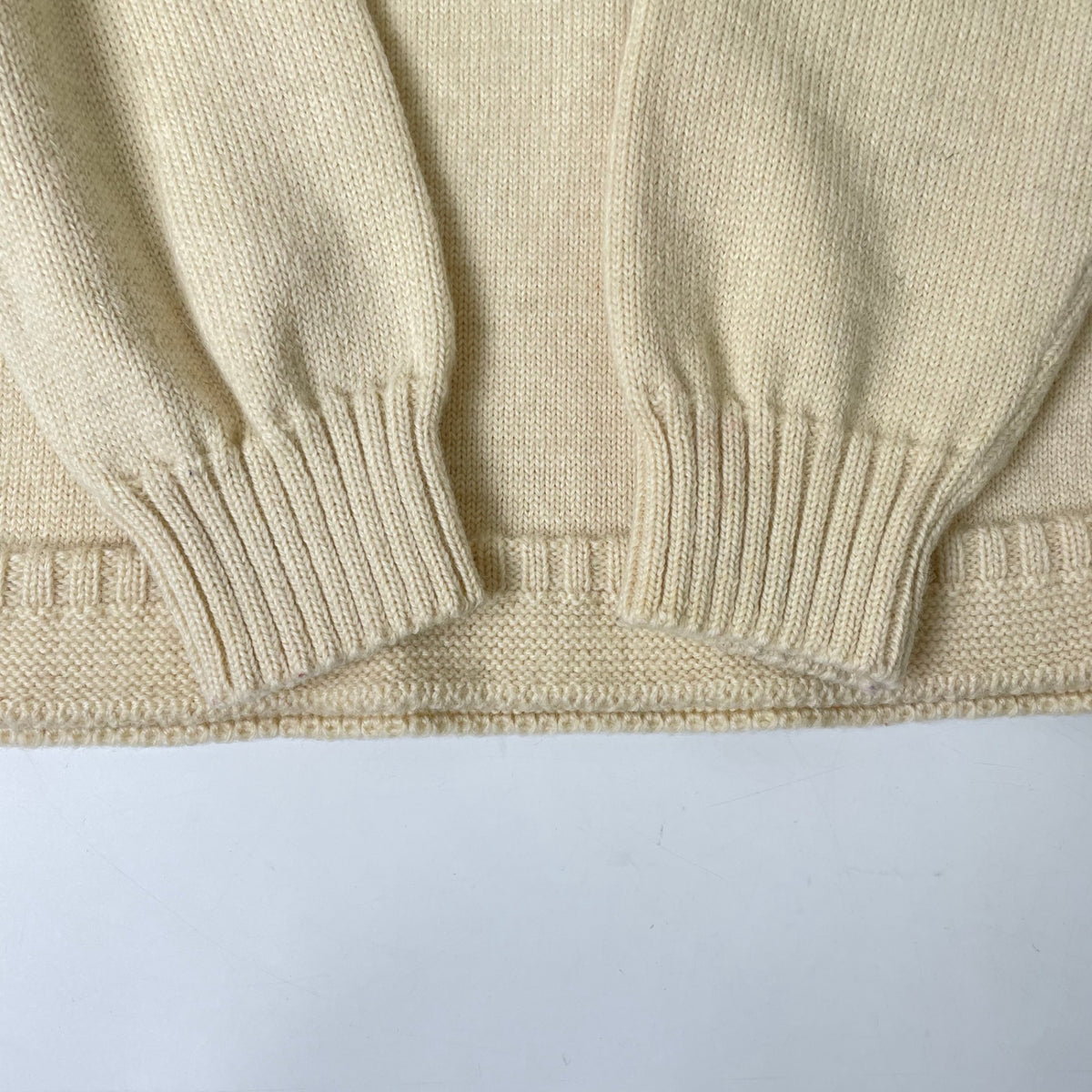 VINTAGE / 〈SUMMIT SPORTS〉 7-80s 英国製ガンジーニット SIZE:38