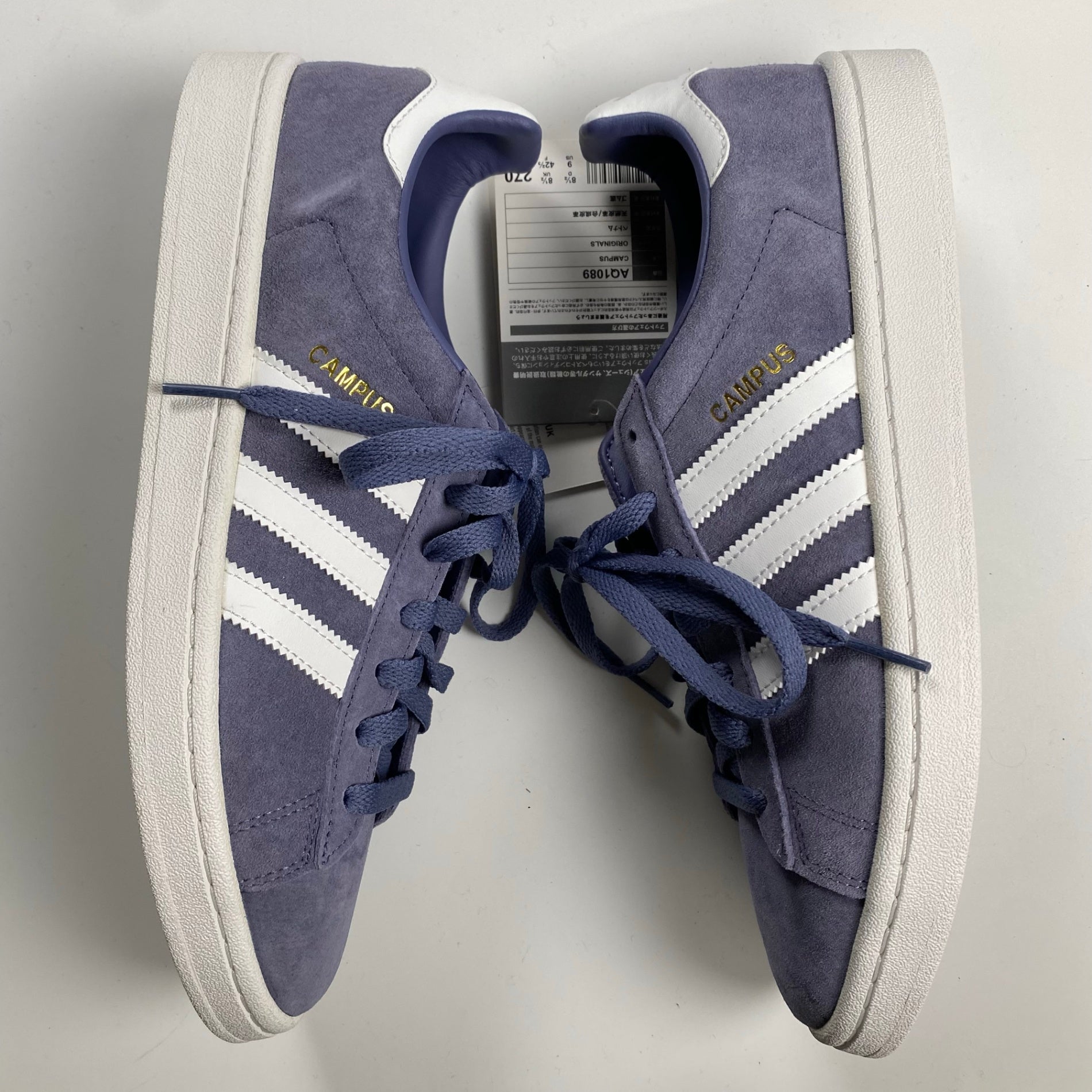 【未使用】 adidas アディダス / CAMPUS ローカットスニーカー ヴィンテージネイビー AQ1089 SIZE:27cm