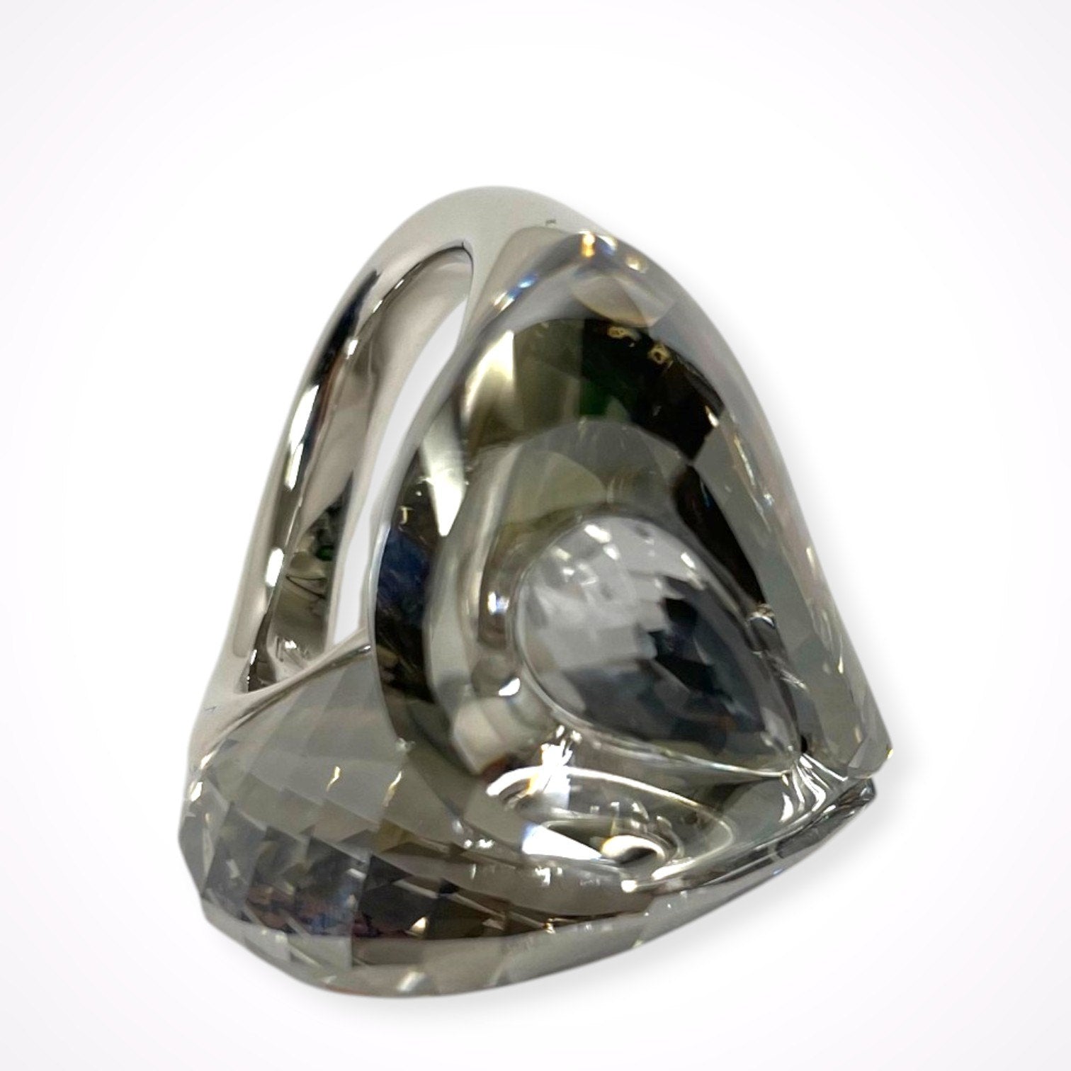 SWAROVSKI / クリスタルハートリング 箱付