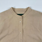 HOPE NATURAL / ジャガードバンドカラーシャツ 参考定価：17,000程度 SIZE:XL