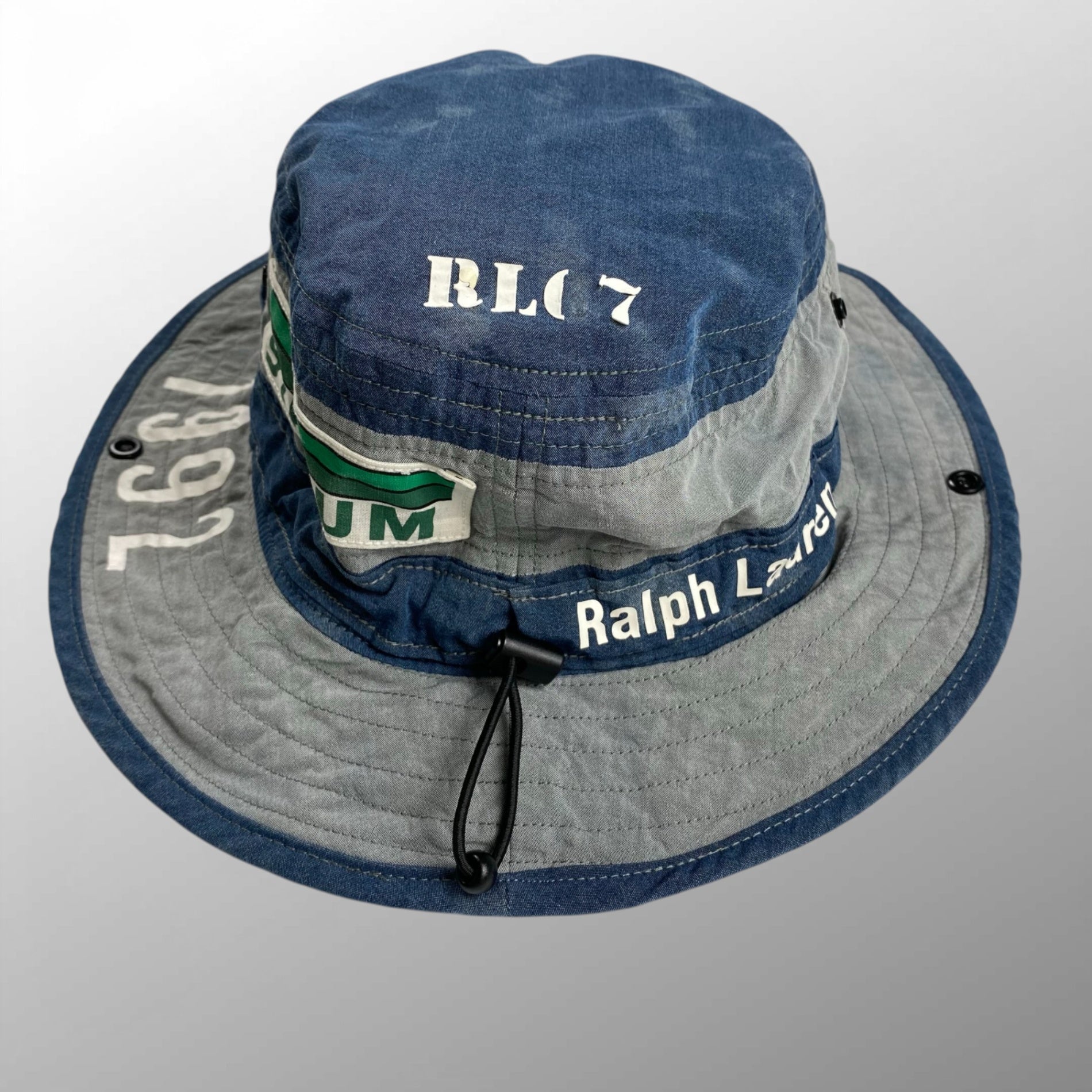 POLO by RALPH LAUREN ポロバイ ラルフローレン / 「LIMITED EDITION」 Indigo Stadium アウトドアハット インディゴ SIZE：S/M