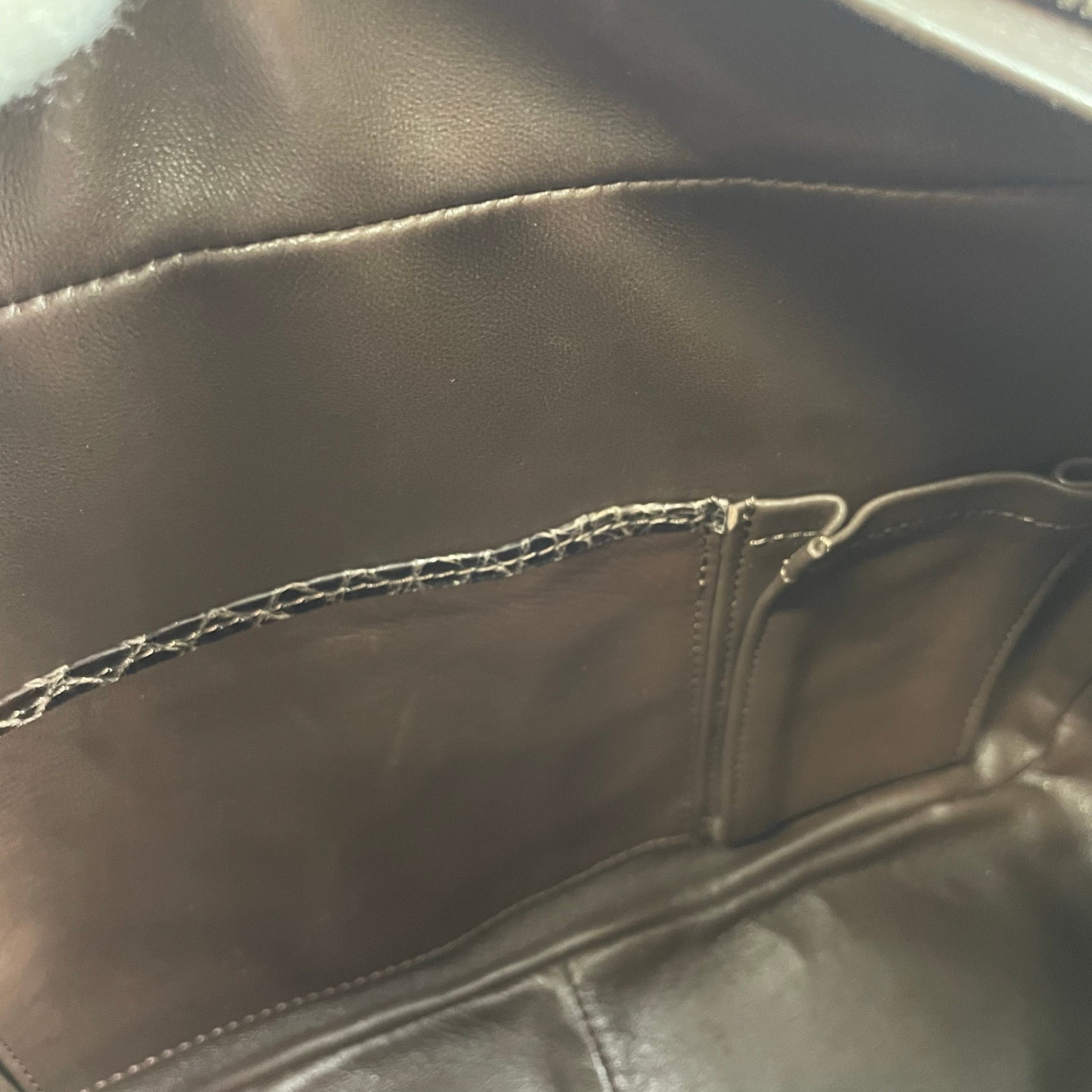 GIORGIO ARMANI / 90-00s ヴィンテージ クロコ型押しハンドバッグ 参考定価：400,000程度