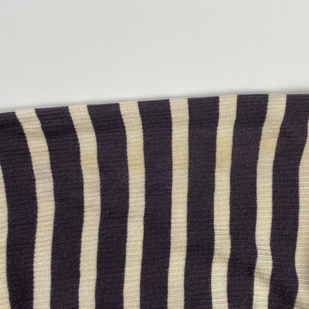 OLD SABOTAGE サボタージュ / シルク 変形カーディガン ストライプ ボーダー