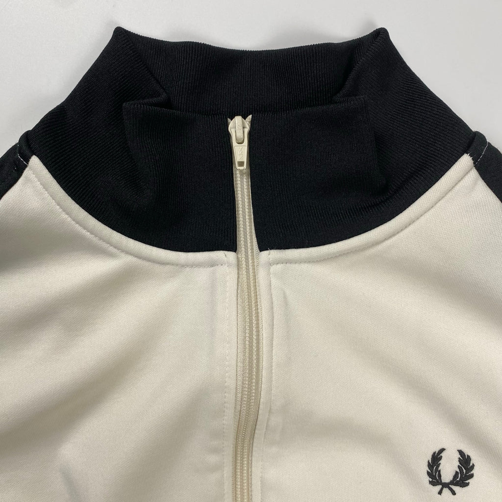 FRED PERRY × BEAMS フレッドペリー ビームス / 別注 トラックジャケット ジャージ ホワイト×ブラック SIZE:XL