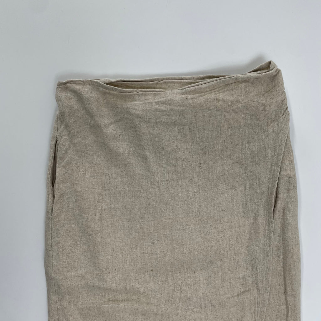 at dawn アットドーン / リネンラップスカート ハワイ 参考定価：25,000程度 SIZE：S