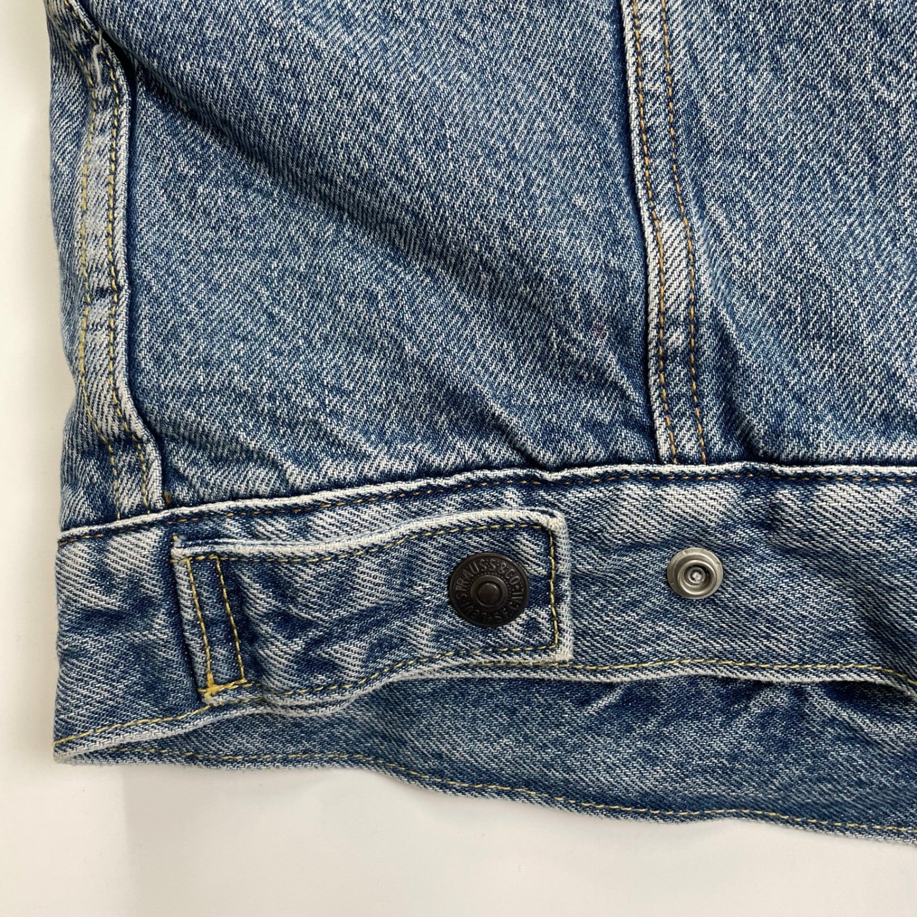 Levi's × MICKEY MOUSE リーバイス ミッキーマウス DISNEY ディズニー / コラボ トラッカージャケット ランチジャケット ミッキー90周年 参考定価：15,000+tax SIZE:S