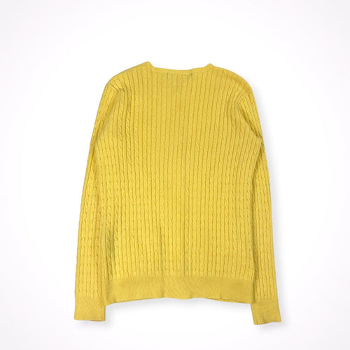RALPH LAUREN SPORT / コットンケーブルニットカーディガン 参考定価：27,000程度 SIZE：S