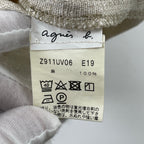 agnes b / リネンサマードレス 参考定価：45,000程度 SIZE：38