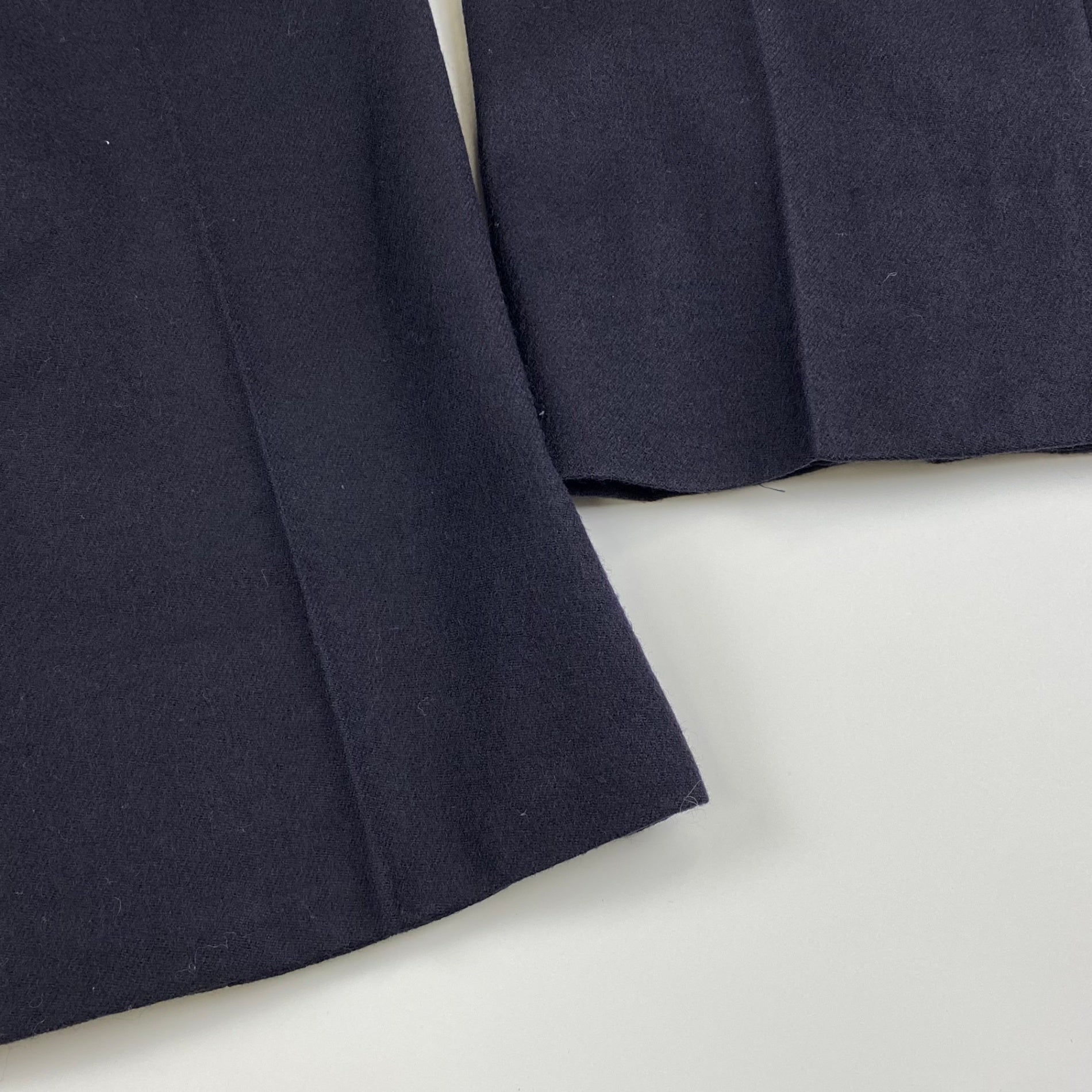 【04AW wave期】 RAF SIMONS ラフシモンズ / エンブロイダリー ミニマル スラックス ネイビー SIZE:46