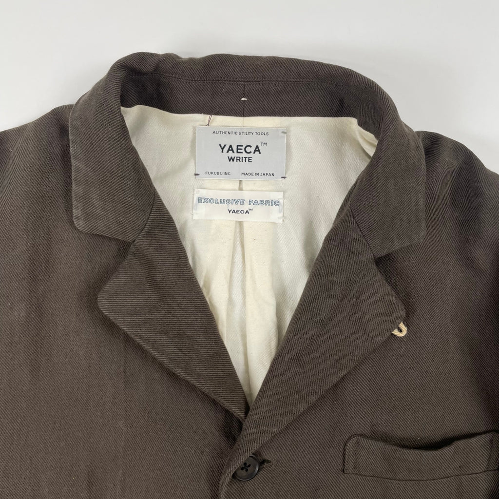 YAECA WRITE / コットンリネン3Bジャケット 参考定価：52,000程度 SIZE:M