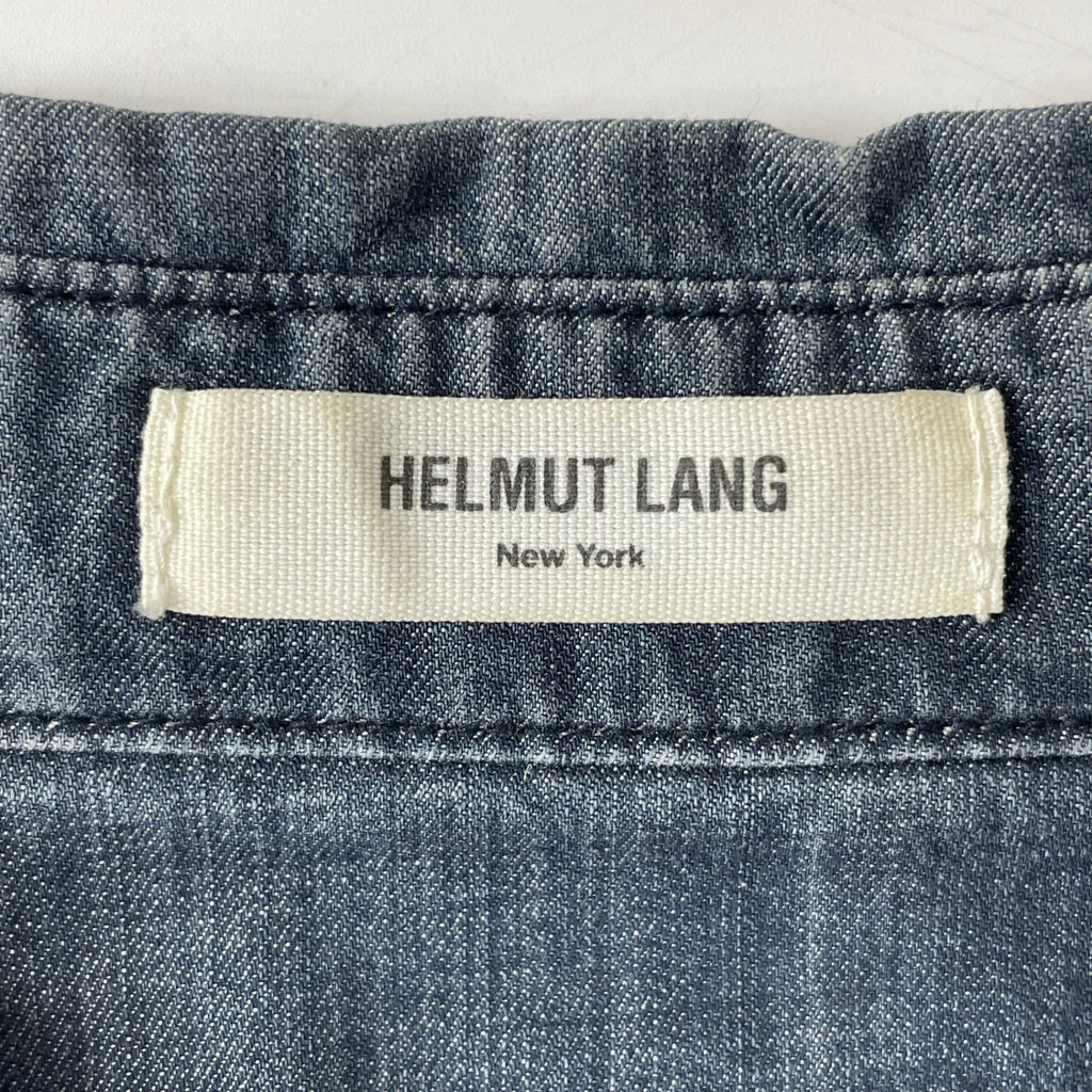 HELMUT LANG / ハンドステッチ ミニマルデニムシャツ SIZE:S