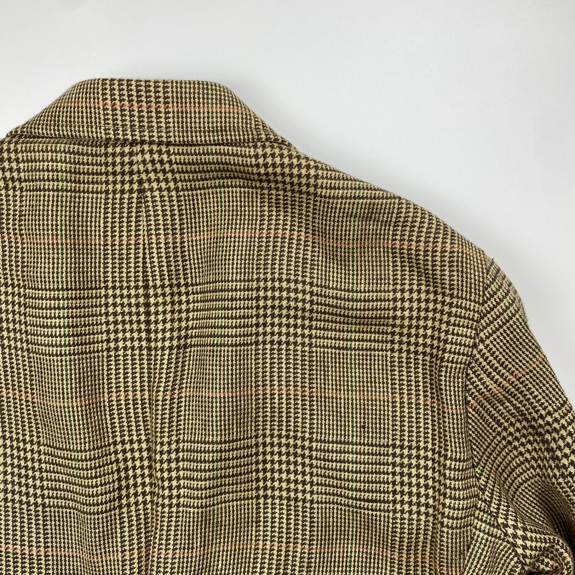 【HARITAGE ICON】 Polo by Ralph Lauren ポロ バイ ラルフローレン / リネン100％ 段返り ツイードジャケット 参考定価：150,000程度 SIZE:36S