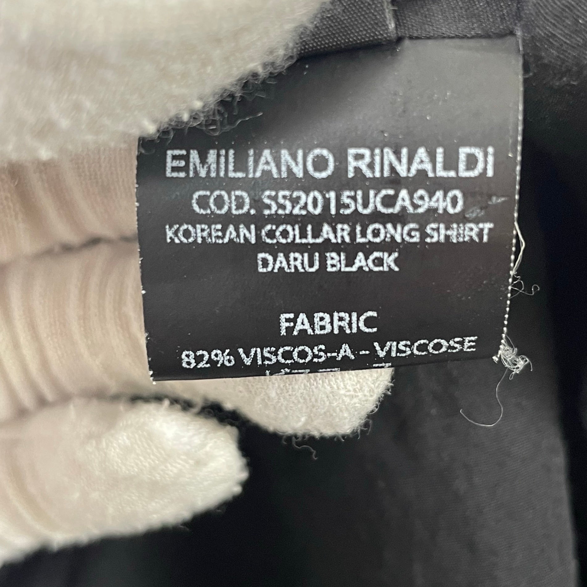 EMILIANO RINALDI / ヘンリーロングシャツ 参考定価：40,000程度 SIZE:48