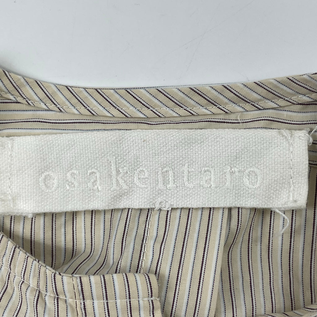 osakentaro / バラバラストライプシャツ 参考定価：30,000程度 SIZE：M-L程度
