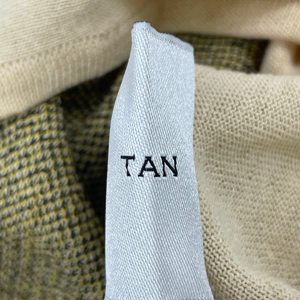 TAN / チェックラインブラウス 参考定価：37,000程度 SIZE:FREE