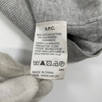 A.P.C. アーペーセー / カシミヤMIXカーディガン 水牛ボタン 参考定価：28,000程度 SIZE:XS