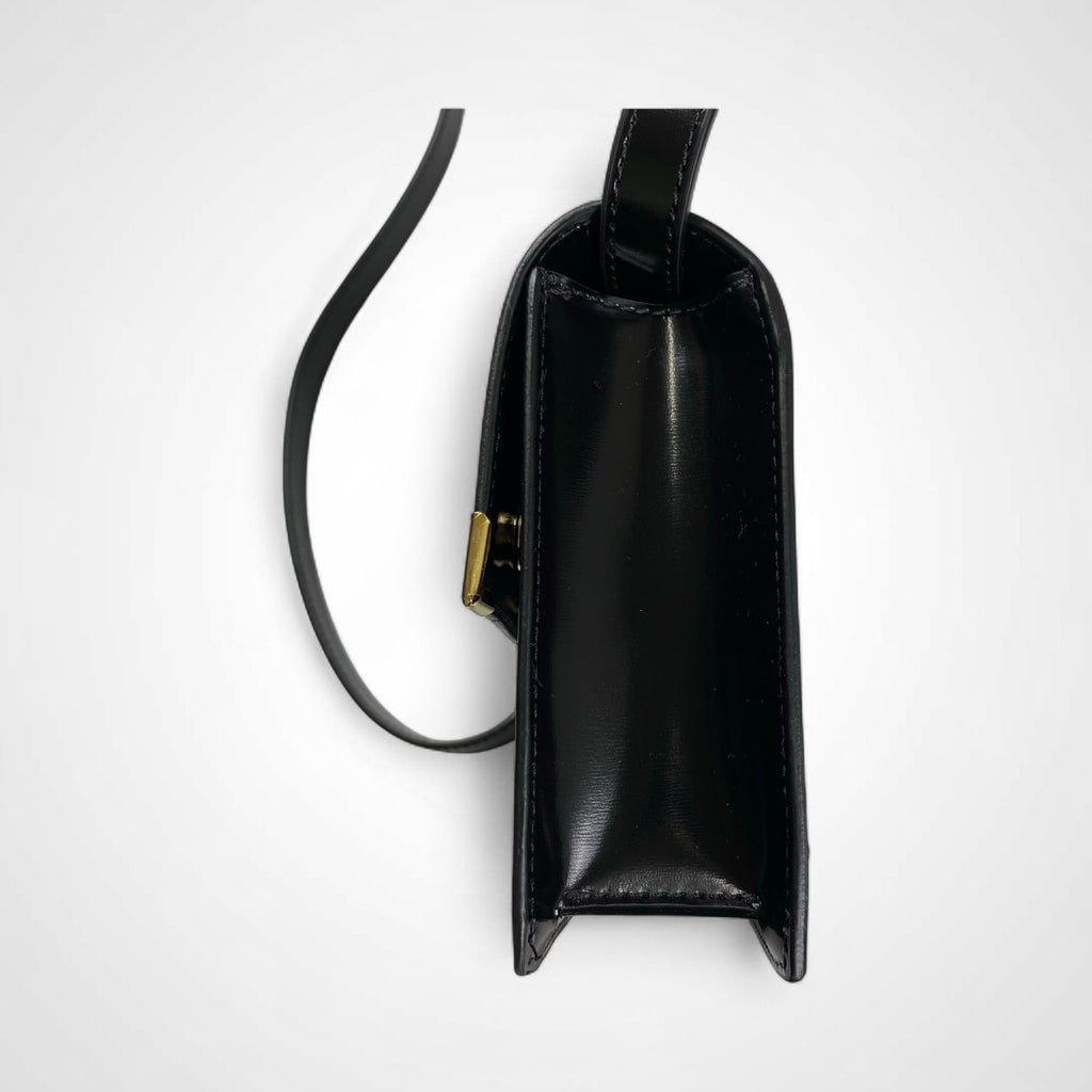 ERNEST W. BAKER アーネストダブルベイカー / GOLD EDGE MESSENGER BAG ショルダーバッグ ブラック 参考定価：55,000程度