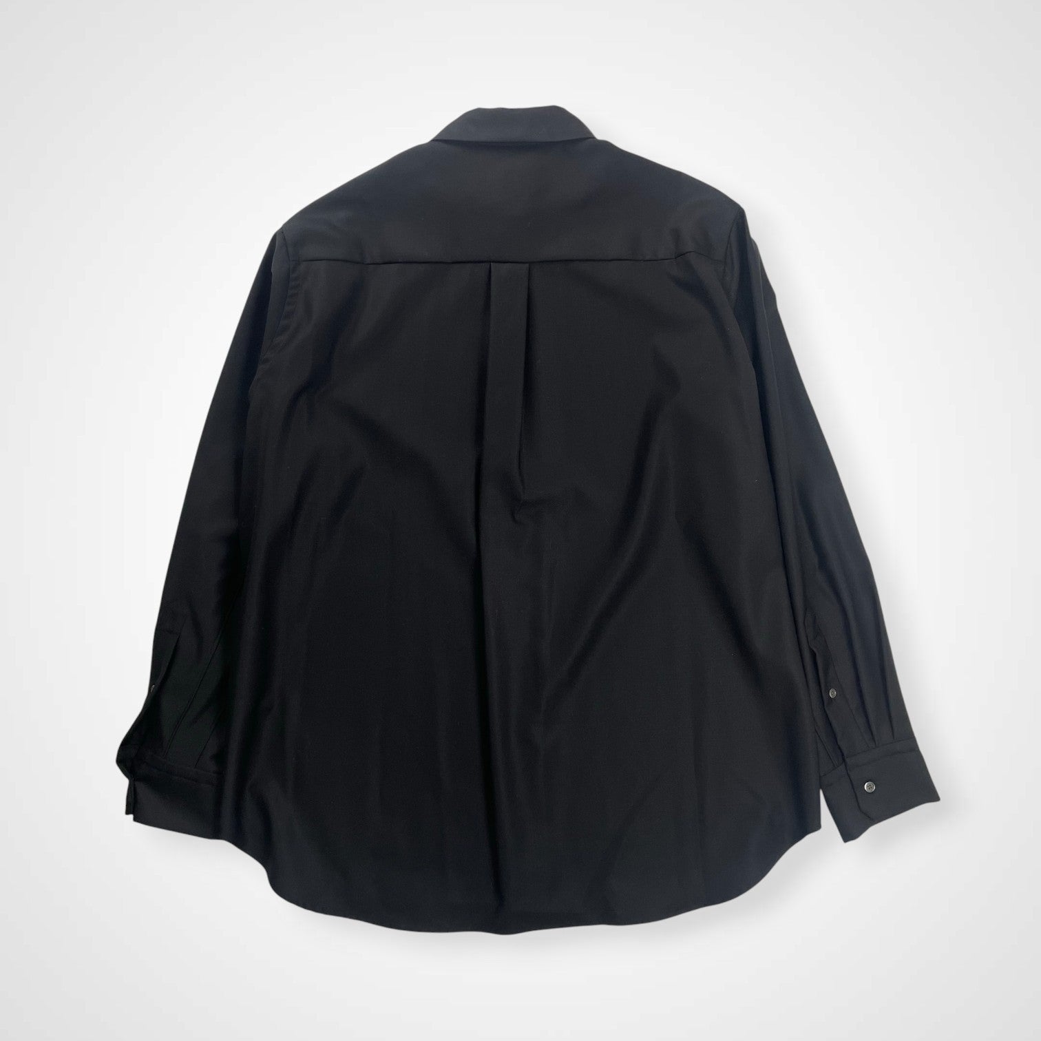 LOEFF ISETAN SALON別注 ロエフ 伊勢丹 / LF W GABA REG SHT ギャバジンウールシャツ 参考定価：32,000+tax SIZE:1